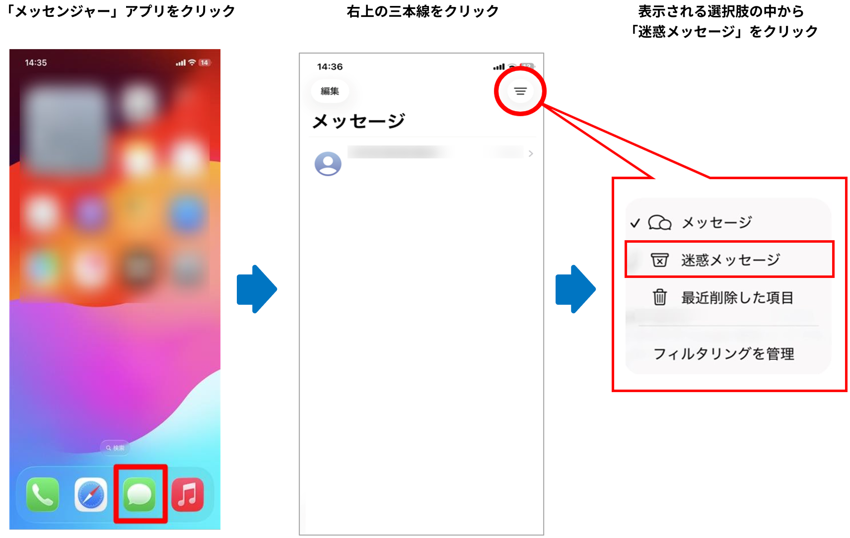メッセンジャーアプリ